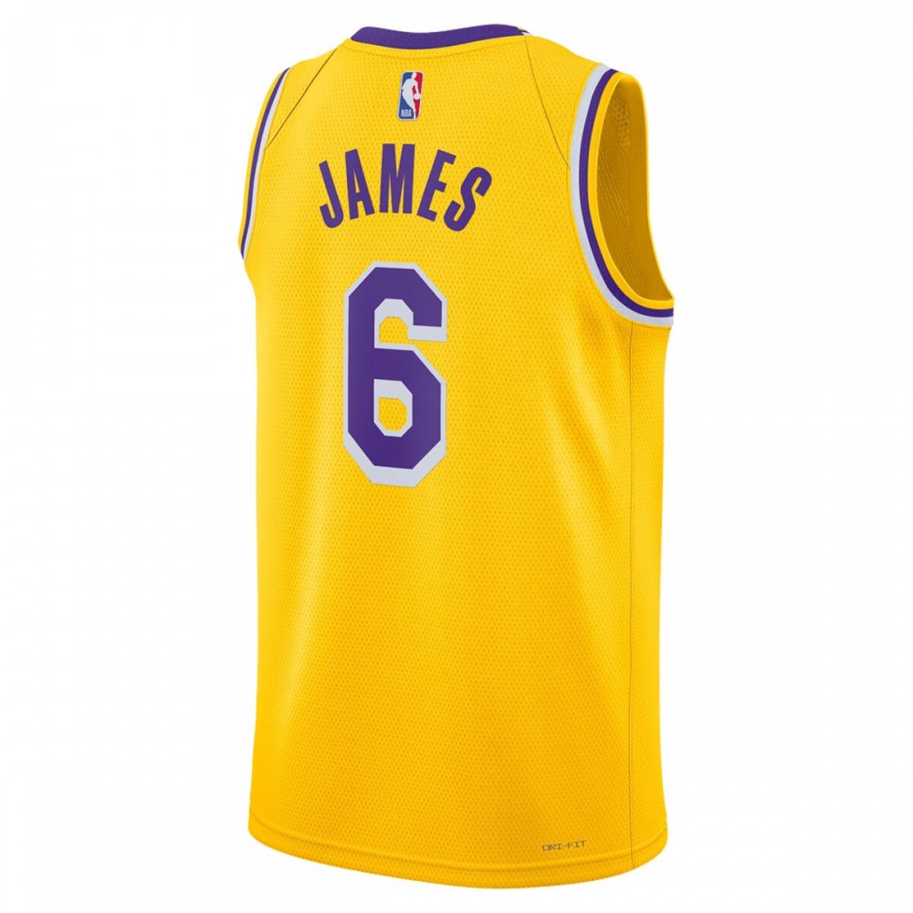 LeBron James Los Angeles Lakers Unisex 2022/23 Swingman Jersey - Icon Edition - Gold-Pro Kit Vault | Brand New 26/27 Sports Jerseys
